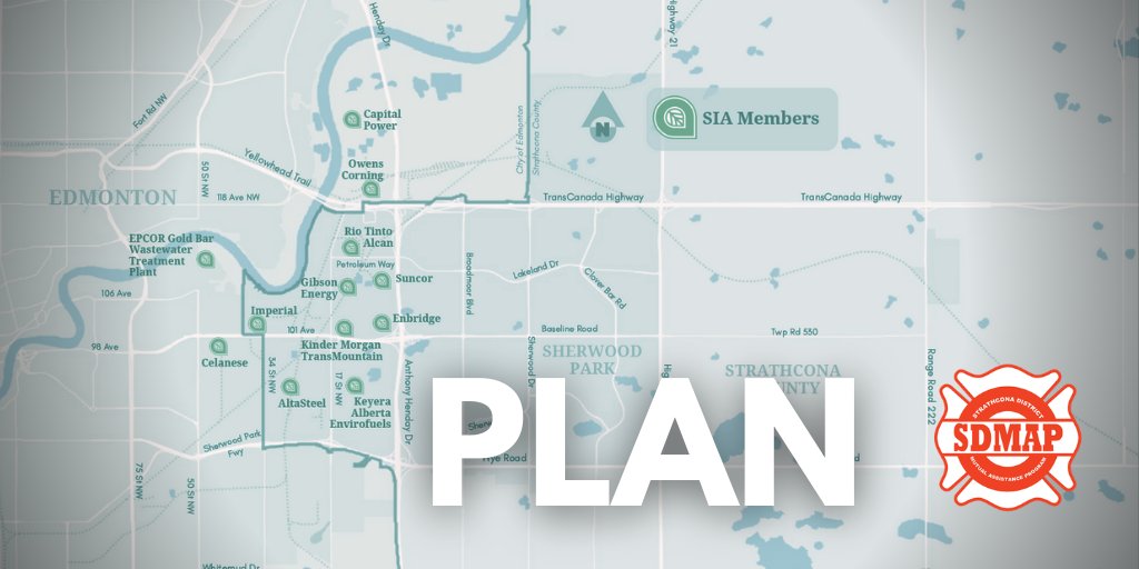 SIA_Alberta's tweet photo. SDMAP is a partnership of more than 30 industrial and community agencies in Strathcona County and East Edmonton and uses the combined expertise and equipment of all our members to plan for emergency response. https://t.co/djdawFV4im