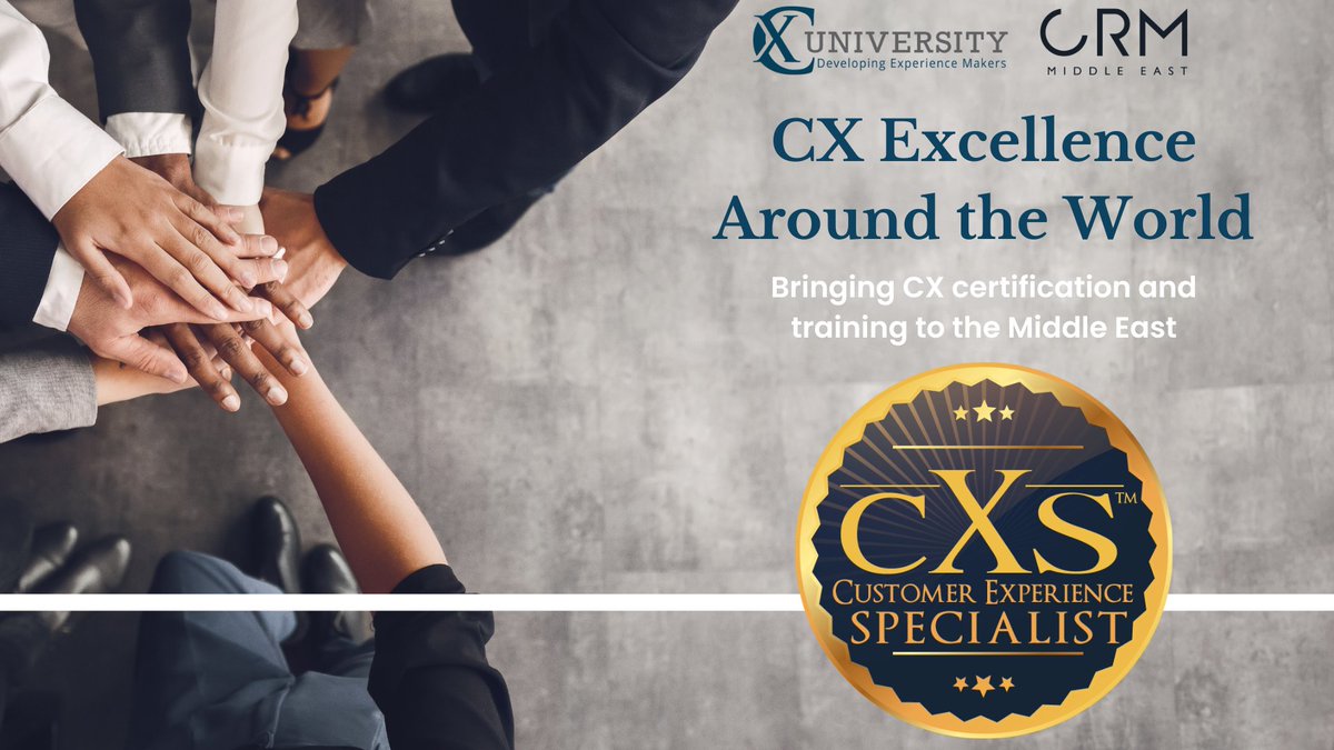 0xPunpTrader's tweet image. 🌍 Global expertise meets local insight: CX University joins forces with CRM Middle East to deliver unparalleled CX training in Arabic. Be part of this groundbreaking initiative! #GlobalLocal #CXMasteryhttps://cxuniversity.pulse.ly/jlyjmcz6ph