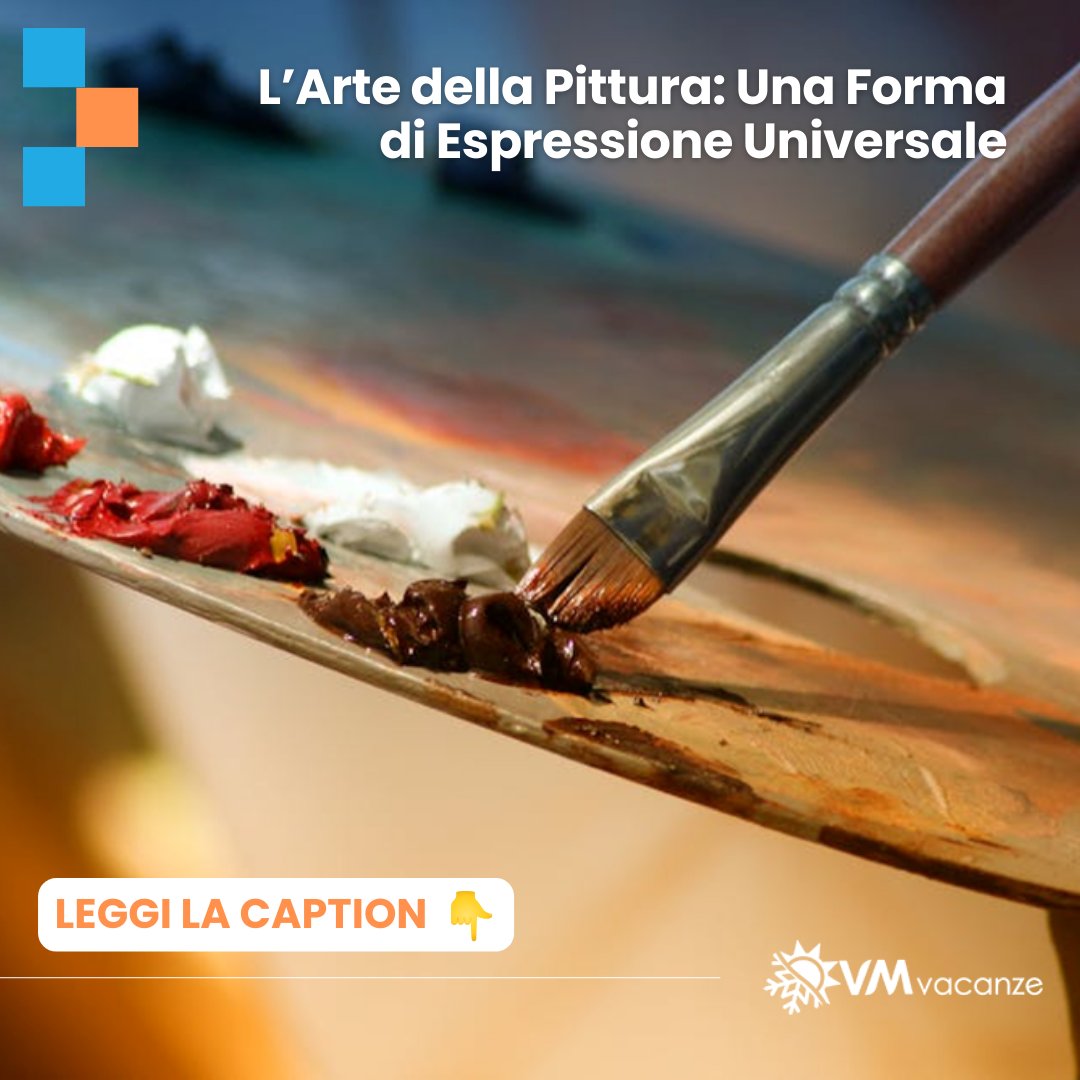VMvacanze's tweet photo. Pennelli alla mano e creatività al massimo! 🎨 Che tu sia un aspirante Picasso o semplicemente ami scarabocchiare, scopri nel blog i segreti che rendono la pittura un’arte senza tempo. 🎭 Quali sono i tuoi colori preferiti? 
https://t.co/xXmFUumpUs https://t.co/vLN5izgrPp