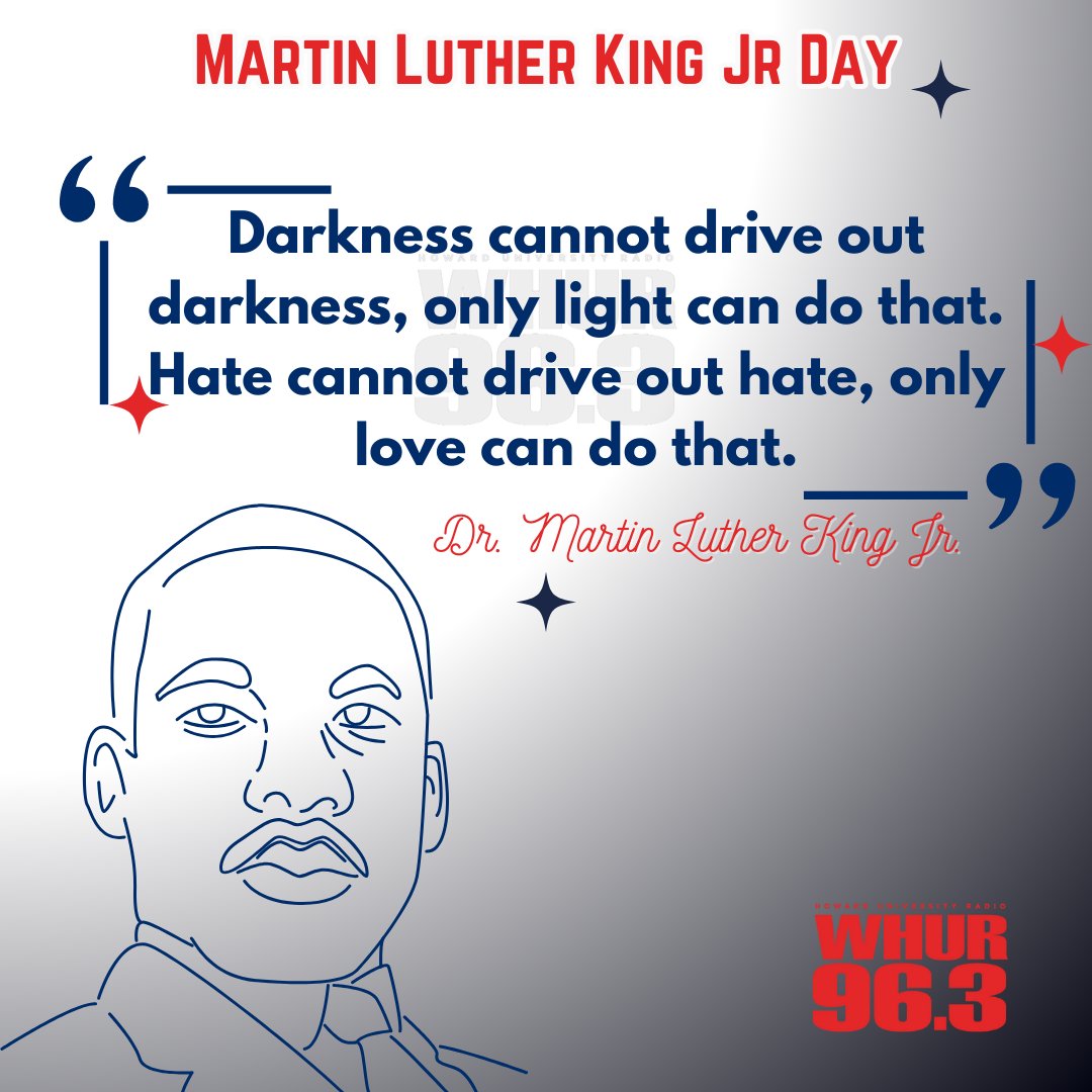 WHURfm's tweet photo. βπΎποΈ Today, we honor the dream. Celebrating the life, legacy, and lessons of Dr. Martin Luther King Jr.
How will you honor Dr. Kingβs legacy today? Volunteer, reflect, and act! Dream big, work hard, and love unconditionally.
π#MLKDay #WHUR #KeepTheDreamAlive #MLKDay2025 https://t.co/rVnqiftiLX