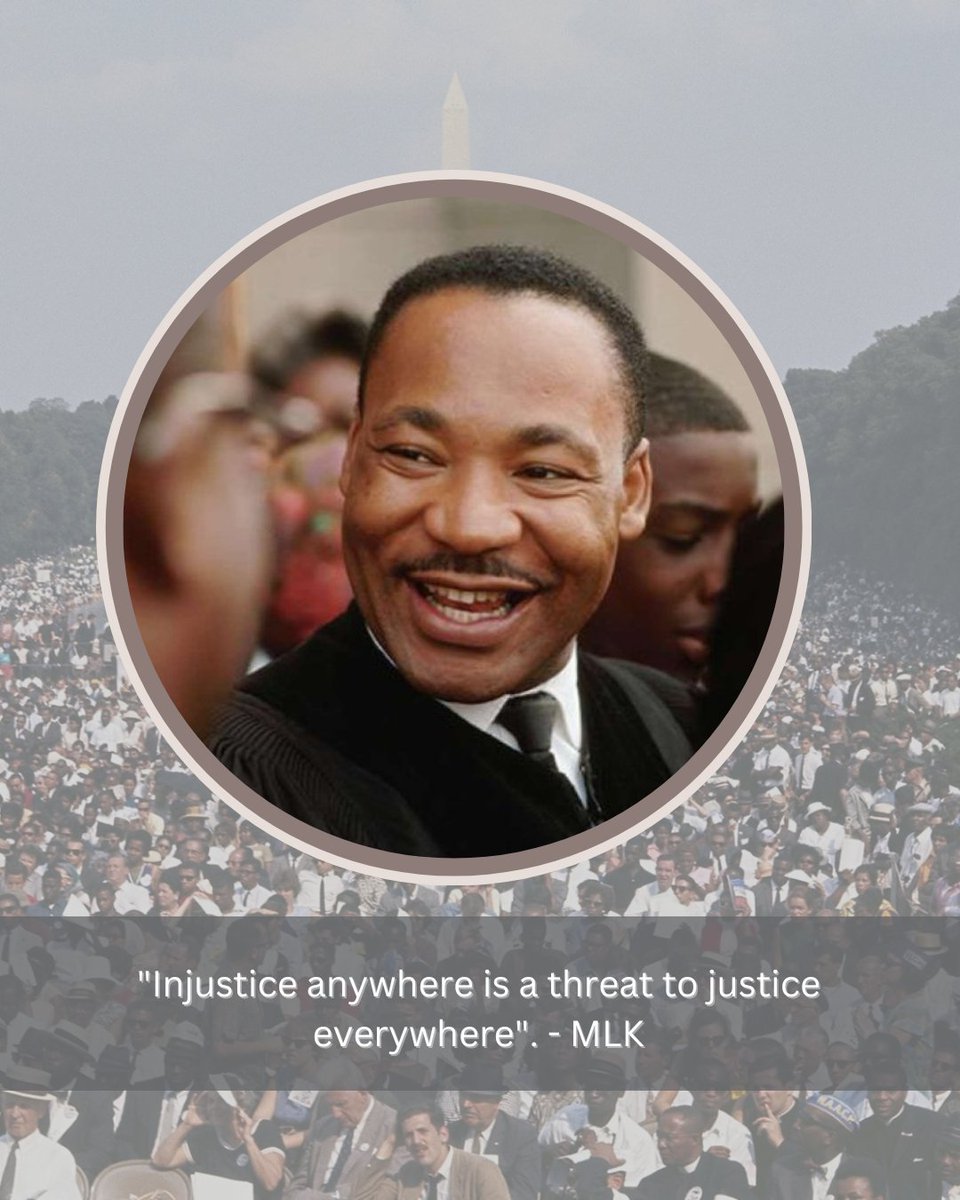 Today, we celebrate the life and legacy of Dr. Martin Luther King Jr., a leader whose vision of justice, equality, and unity inspires us all. How can you honor his legacy today?
🤝 Volunteer in your community
📚 Educate yourself about civil rights history
🗣 Advocate for justice