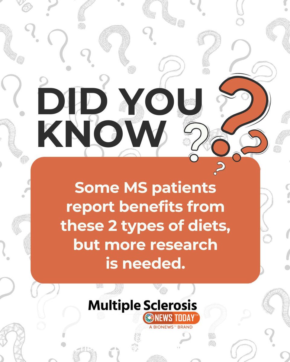 MSNewsToday's tweet photo. Explore increasingly popular dietary approaches that some with MS say help with symptom management and more: https://t.co/PcA6MvgwXR
#MS #MultipleSclerosis #MSResearch #MSDiet #MSCommunity https://t.co/EPk4jBF2YQ