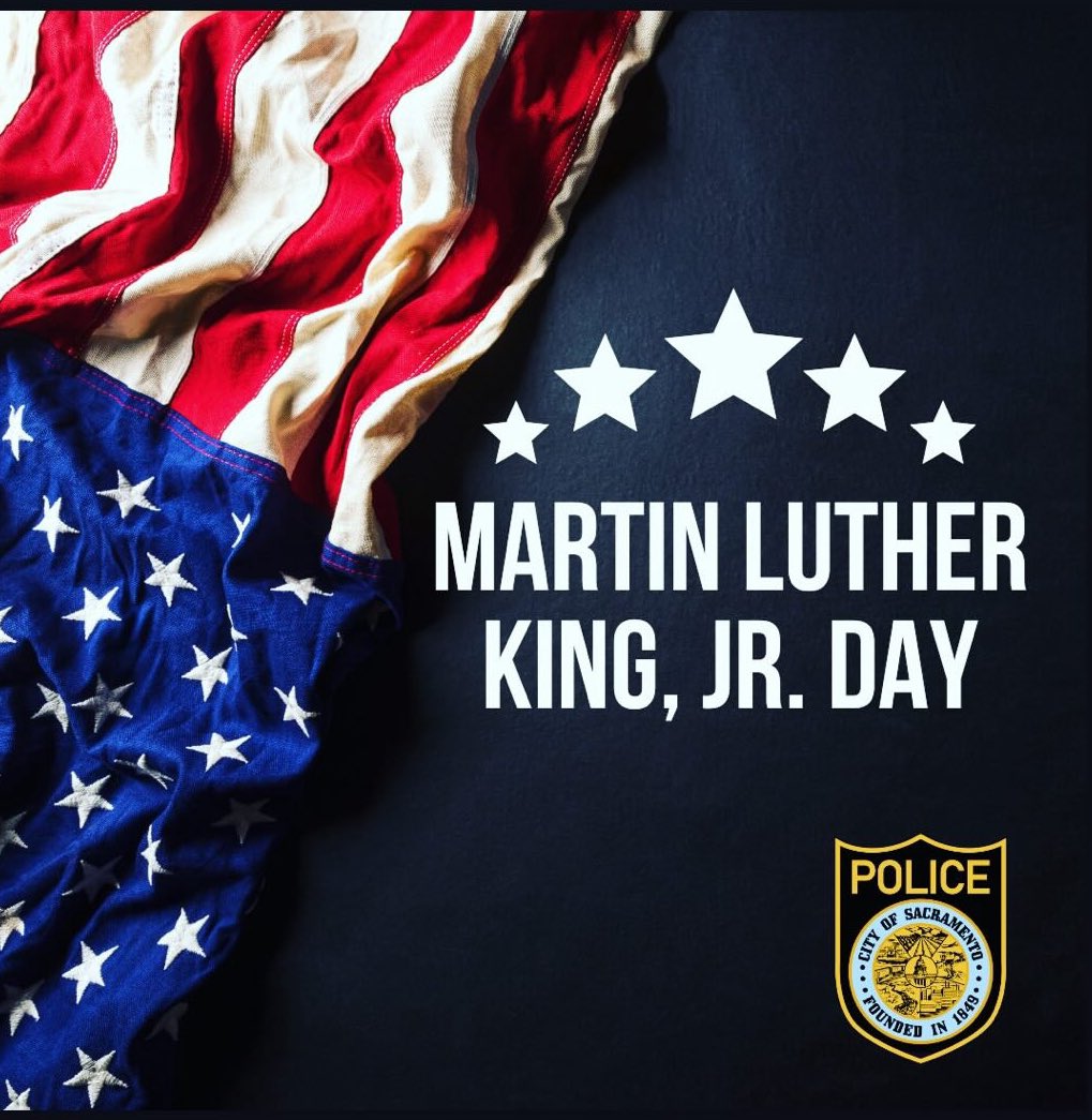 Today, we honor the legacy of Dr. Martin Luther King Jr. and his enduring message of unity, justice, and service. 

At the Sacramento Police Department, we are committed to building a community where equality and respect are at the heart of all we do.
