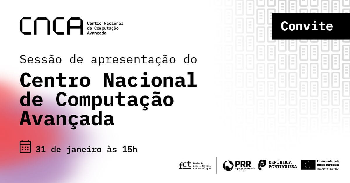 EuroCC_Portugal (@eurocc_portugal) on Twitter photo Portugal takes a decisive step in science and technology!
<a href="/fct_pt/">FCT - Fundação para a Ciência e a Tecnologia</a> presents the National Advanced Computing Center (CNCA), a new initiative to drive innovation and research. Join the online presentation session on January 31!
➡️ More info here: eurocc.fccn.pt/en/portugal-la… Portugal takes a decisive step in science and technology!
<a href="/fct_pt/">FCT - Fundação para a Ciência e a Tecnologia</a> presents the National Advanced Computing Center (CNCA), a new initiative to drive innovation and research. Join the online presentation session on January 31!
➡️ More info here: eurocc.fccn.pt/en/portugal-la…