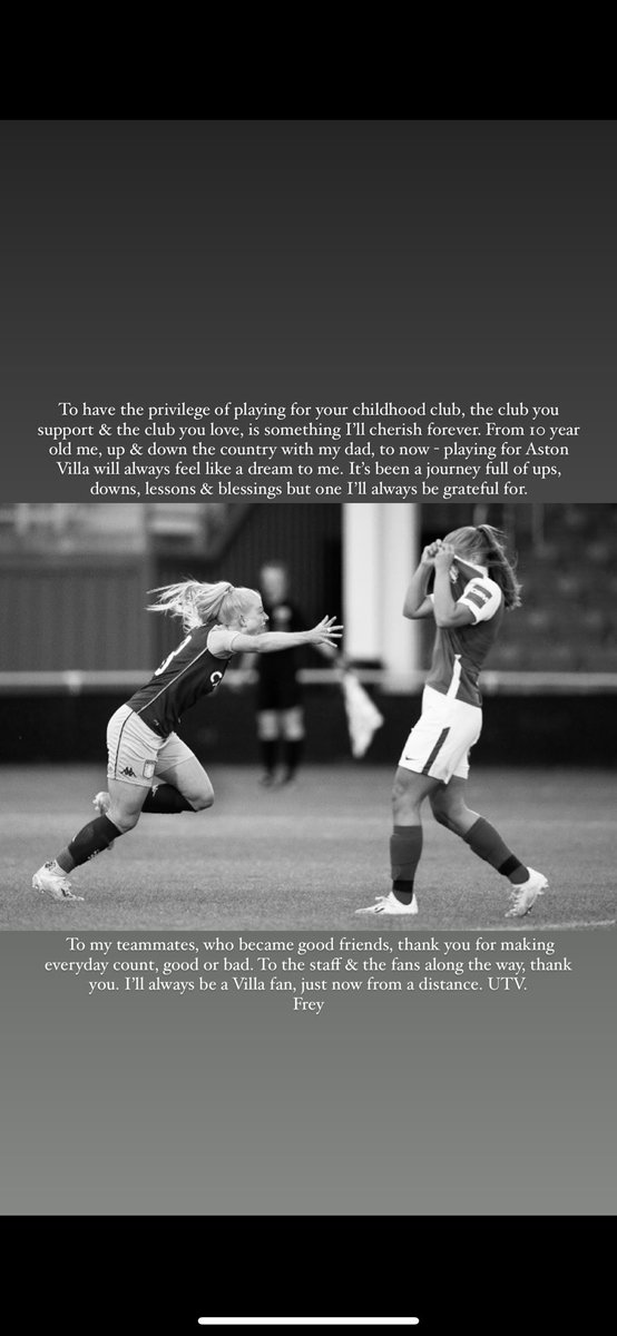 Thank you <a href="/AVWFCOfficial/">Aston Villa Women</a> 💜