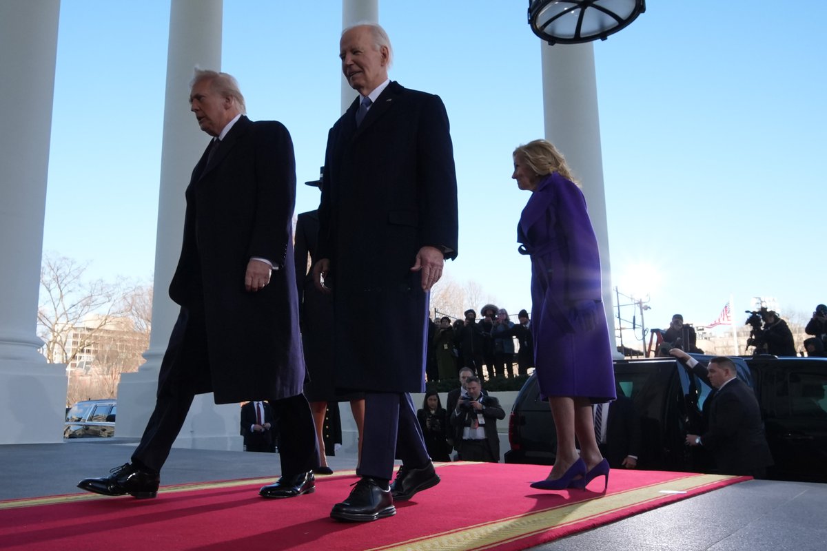 Trump Inauguration: President Joe Biden and First Lady Jill Biden