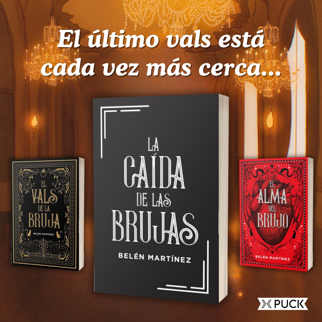 BelenMartinezS's tweet photo. La cuenta atrás ha empezado. El tiempo se acaba.⌛

¿Hay ganas de ver la portada de #LaCaídaDeLasBrujas? Puede que muy pronto tenga noticias al respecto… Si habéis leído #ElValsDeLaBruja y #ElAlmaDelBrujo, no os podéis perder esta nueva novela…🐈‍⬛✨ https://t.co/ILUAcxQK4r