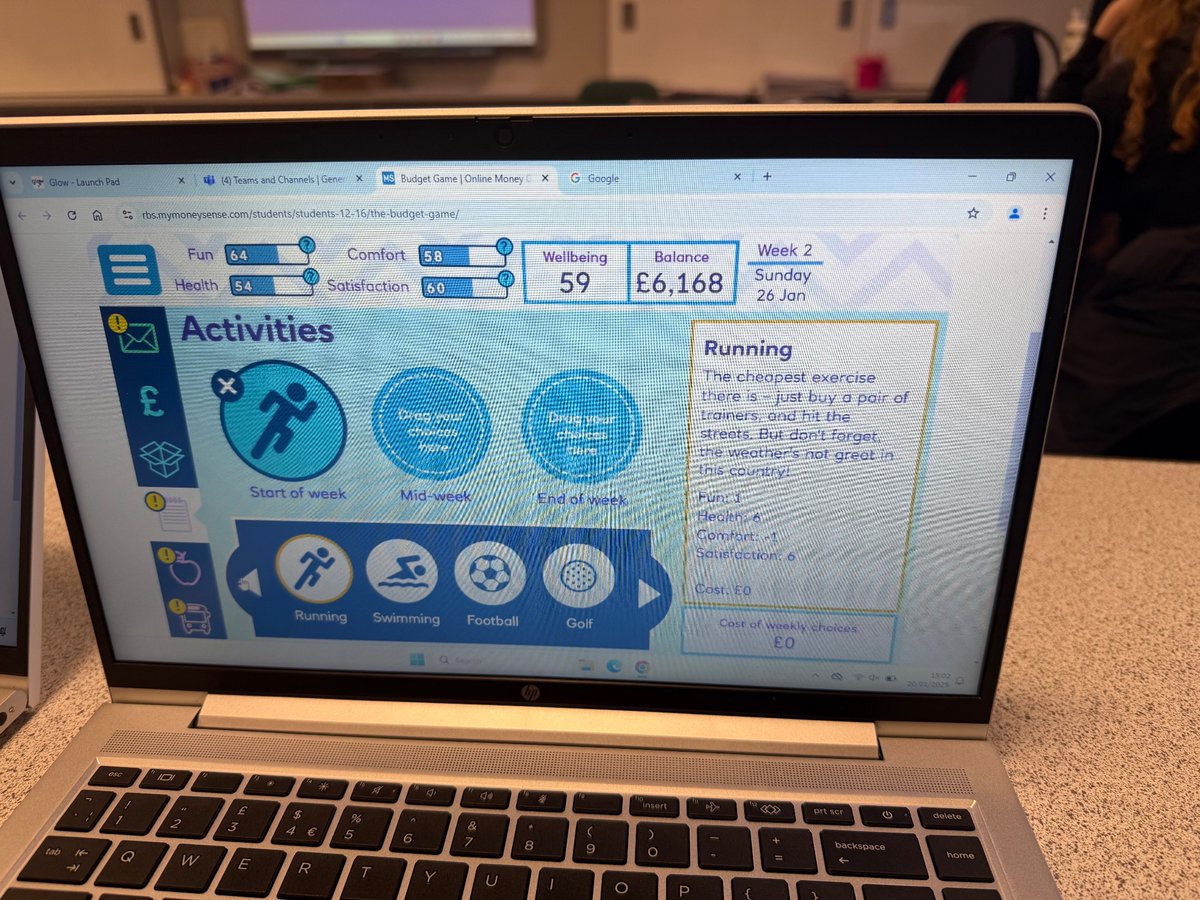 MsRiddell2's tweet photo. S2 business are using @RBS_Help Moneysense “The Budget Game” to help revise for their finance test 🙌🏼 ✅ https://t.co/yx7MSFn9n8