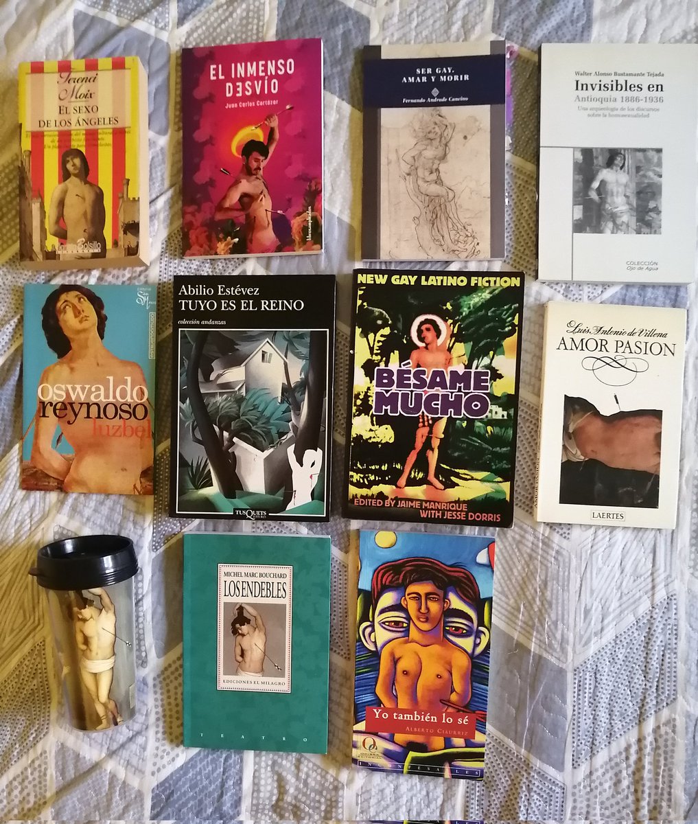 Cada 20 de enero se celebra la fiesta de san Sebastián, santo patrono del deseo.
La fascinante iconografía del santo ha sido emblema e inspiración para editores y autores de la literatura gay.
Hoy hay fiesta en el pueblo de Xoco. 
🌈🏹🔥