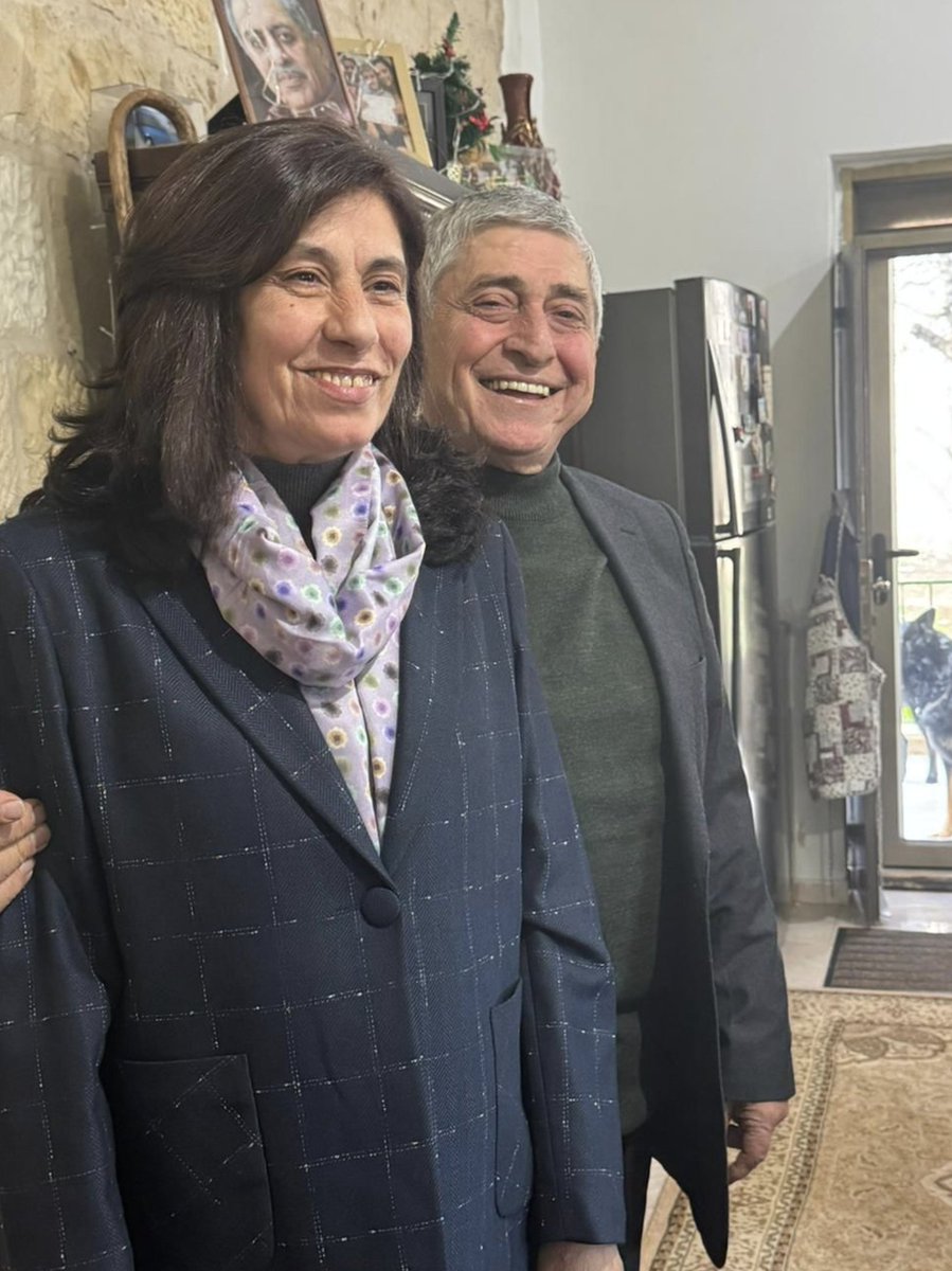 susanabulhawa's tweet photo. our sister warrior got her hair done and she's back, smiling.  may God keep her well and strong. 
we love you so much Khalida, um Yafa. https://t.co/id6jLmZ7EJ