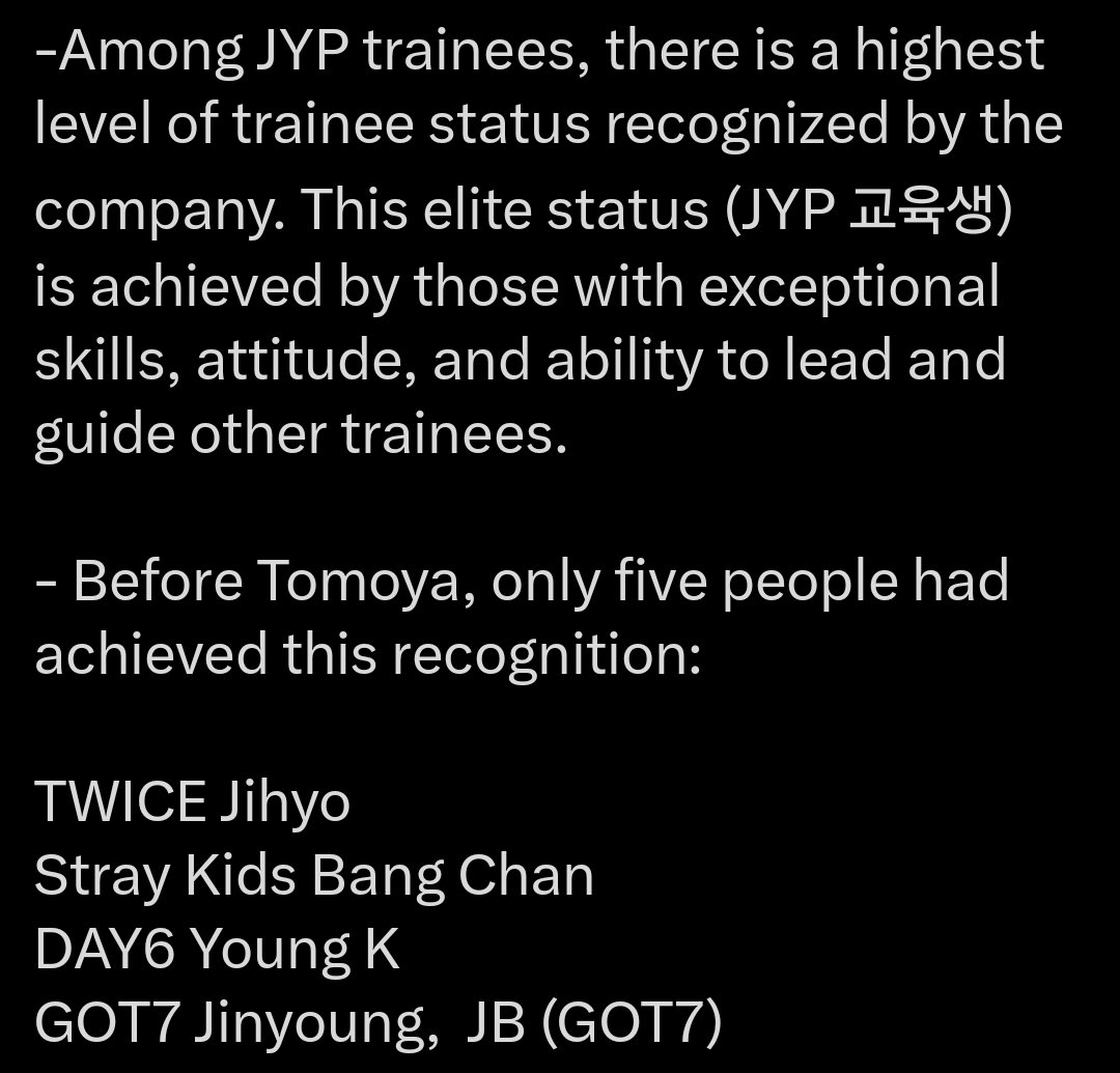 BangChanViral's tweet photo. so bang chan was one of the only 6 trainees in JYP who got the elite status?!🔥
which is a kind of ace concept. Those trainees can receive additional special lessons and can also teach other trainees 😲

*full post in the replies 
#BangChan #방찬 #バンチャン https://t.co/sfksubGw8n