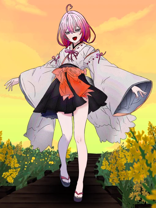 わちきが描くぱねち毎回ダウナーよりの目つきしてるな 