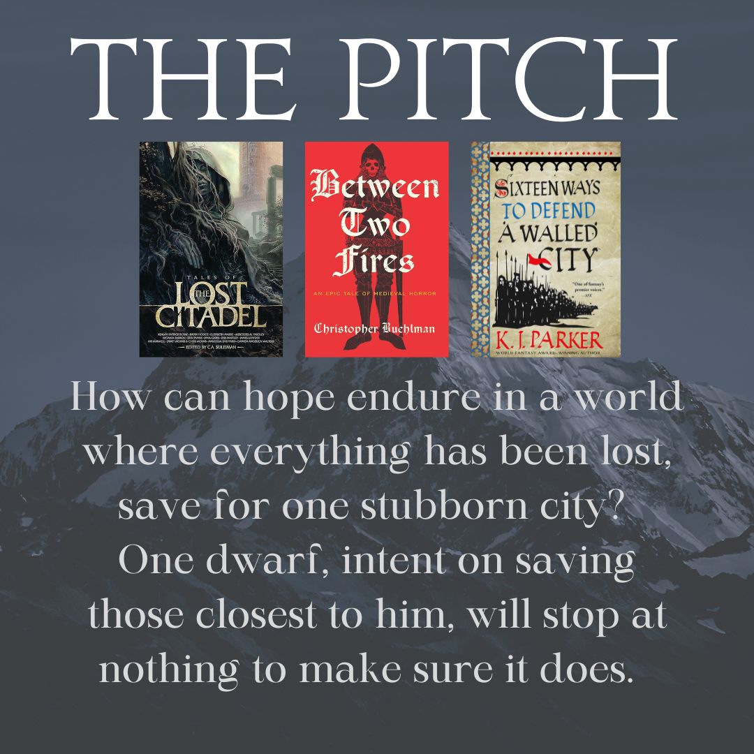 MKAdams_Author's tweet image. An Agent's Guide to my dark fantasy w/elements of humour

When the world ends, life must go on.   

THE LAST BASTION is an apocalyptic fantasy set in a downtrodden world of dwarves, elves, &amp;amp; humans. A world where all else has fallen, save for one stubborn city

#YouDeservepIt #A