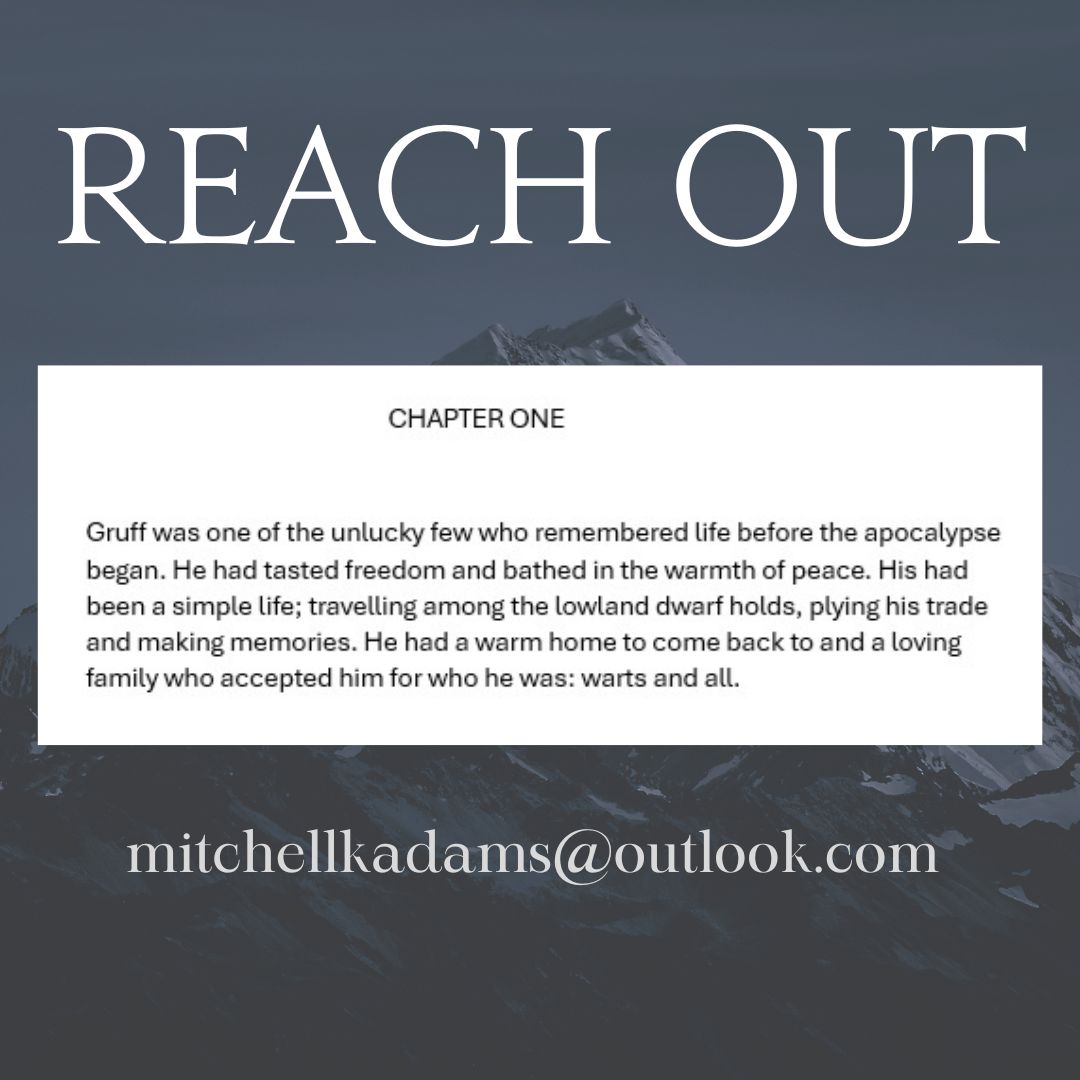 MKAdams_Author's tweet image. An Agent's Guide to my dark fantasy w/elements of humour

When the world ends, life must go on.   

THE LAST BASTION is an apocalyptic fantasy set in a downtrodden world of dwarves, elves, &amp;amp; humans. A world where all else has fallen, save for one stubborn city

#YouDeservepIt #A