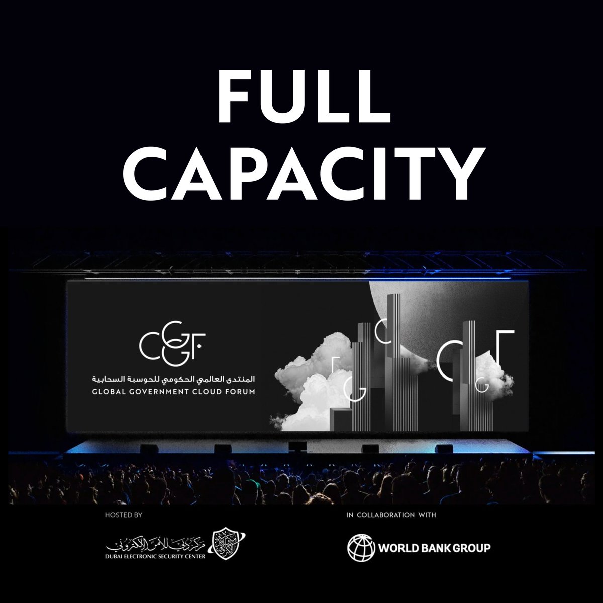 Global Government Cloud Forum event at the Museum of the Future has reached full capacity. While we are extremely happy and humbled about the overwhelming interest, we would like to inform all our audience that we are not able to accommodate any new registrations, however, we