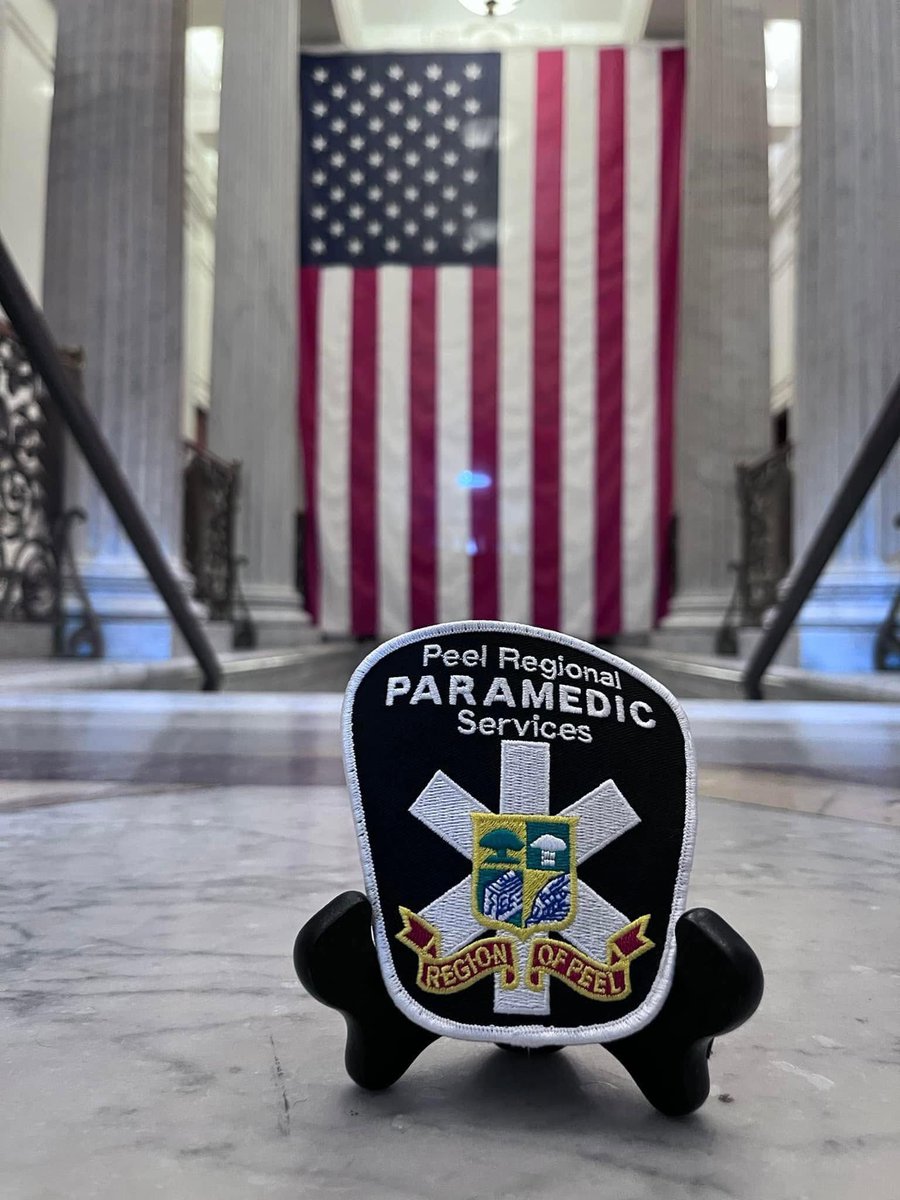 Peaceful transition will take place today with the change of the Presidency. Our <a href="/Peel_Paramedics/">Peel Regional Paramedic Services</a> Patch was on the centre floor of the Rotunda at the Capitol Building where the swearing in took place.  Here’s to an interesting 4 yrs.