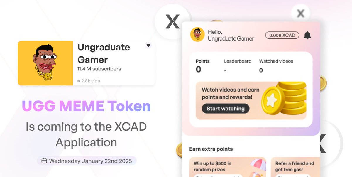 $UGG is coming to the XCAD app on Wednesday 22nd of January, followed by marketing from $UGG.

Since the Trump Token has launched we have seen an influx of creators wanting to launch a token. Especially creators based in more Western countries.

As mentioned in the latest Medium