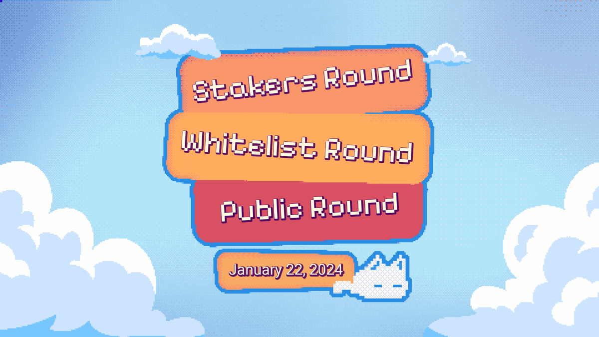 🗓 Mark the Date: 22 Jan 2025

🔜 Next up: Stakers, Whitelist, and Public Round.

We’re progressing exactly as planned. The next phase is ready for you. Don’t miss it!
