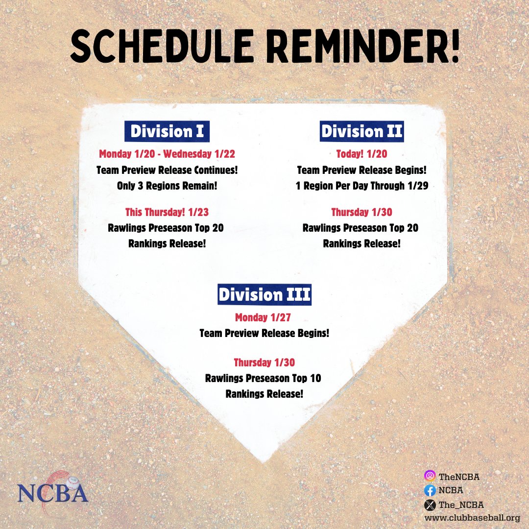 The_NCBA's tweet photo. A lot to look forward to in the next 10 days! https://t.co/V4CoYZps9W