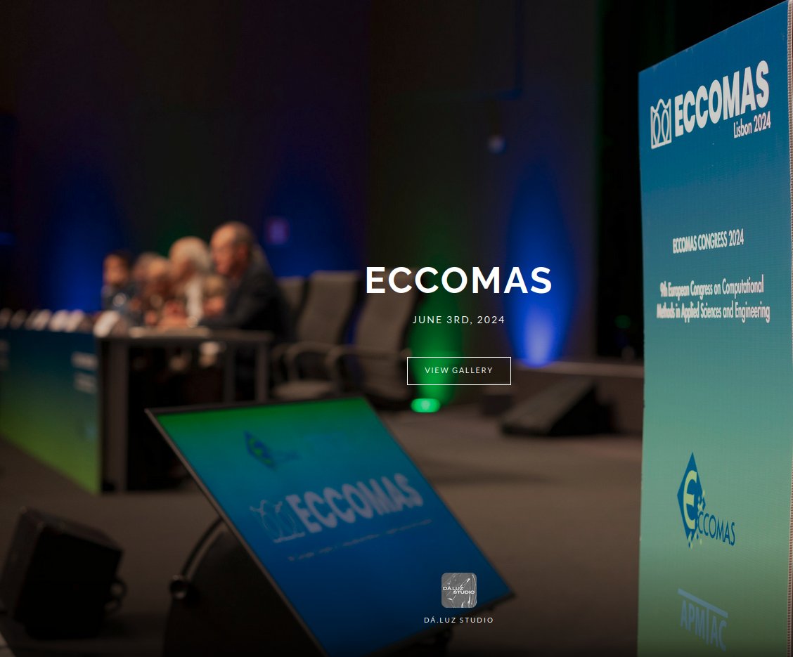 📸 Over 200 days since #ECCOMAS2024, and even more photos are now live on the official website! 🎉 Can you spot yourself or your colleagues?
Check them out here: daluzstudio.pixieset.com/eccomas/
#ECCOMAS #ConferenceMemories #Networking