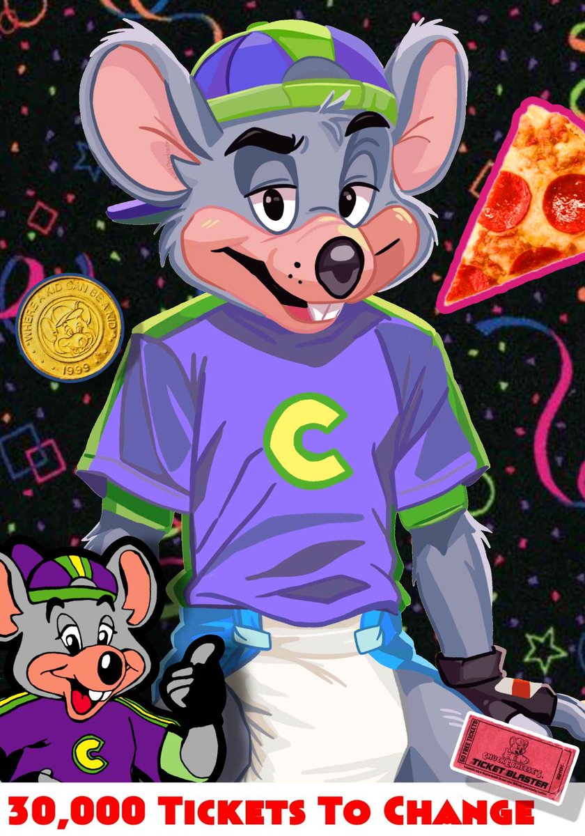 kiddygartener's tweet image. man, Chuck E Cheese has changed a lot since I was a kid.