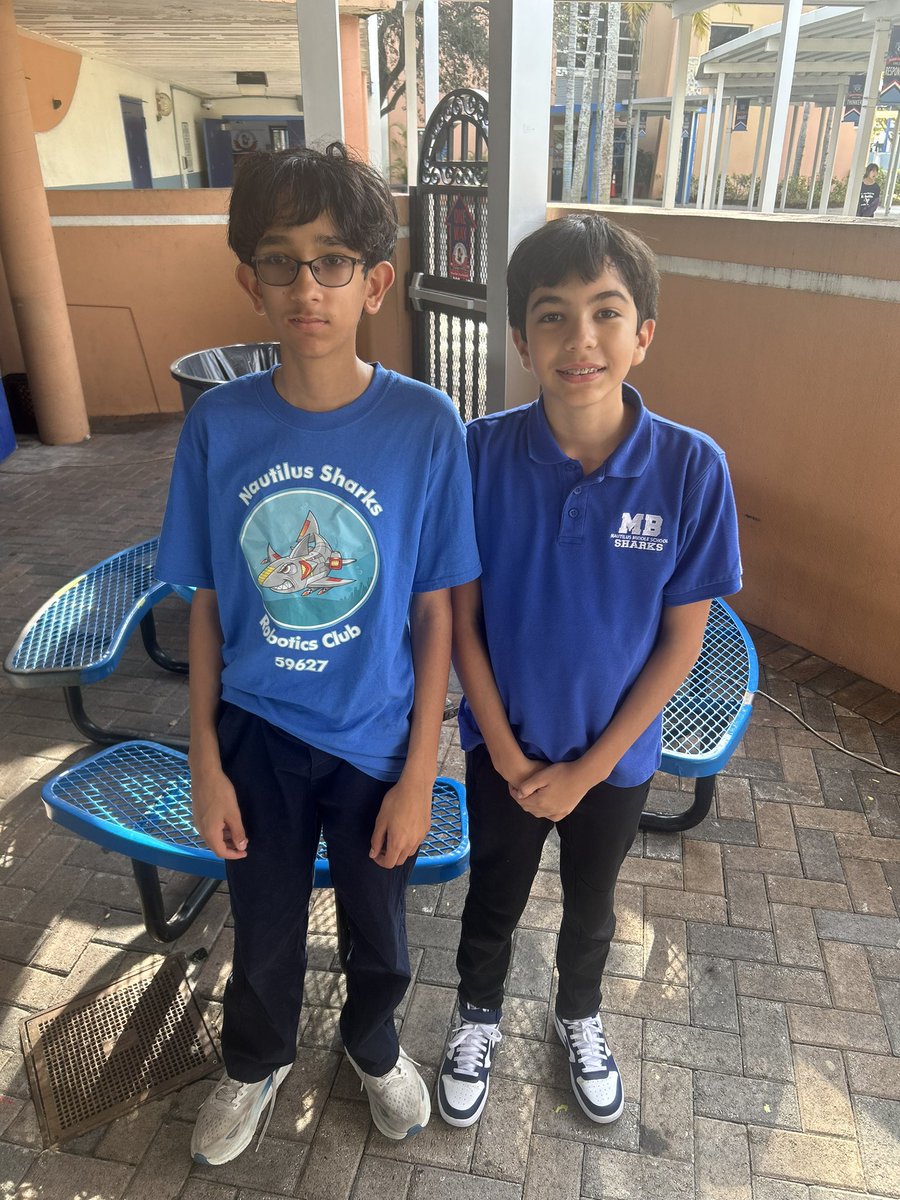 MDCPS’ Robotics Leaders (@mdcpsrobotics) on Twitter photo A shoutout 📣 to the whole <a href="/nms_sharks/">MBNMSSharks</a> Family for participating in the 3rd Annual Owlbot 🦉 <a href="/VEXRobotics/">VEX Robotics</a> 🤖 Tournament <a href="/MiamiLakesK8/">Miami Lakes K-8</a>.
#YourBestChoiceMDCPS
<a href="/STE/">Ste</a>(A)M School Designation <a href="/NestorEMarcia/">Nestor E. Marcia MDCPS</a> <a href="/Rivera9628/">Yamile Rivera</a> <a href="/kim_seitz/">Kim Seitz</a> <a href="/mperez_33/">Melyssa Perez</a> <a href="/MDCPSAcademics/">Div of Academics</a> <a href="/MDCPSSci/">M-DCPS Science</a> <a href="/MDCPSSTEAM/">M-DCPS STEAM</a> A shoutout 📣 to the whole <a href="/nms_sharks/">MBNMSSharks</a> Family for participating in the 3rd Annual Owlbot 🦉 <a href="/VEXRobotics/">VEX Robotics</a> 🤖 Tournament <a href="/MiamiLakesK8/">Miami Lakes K-8</a>.
#YourBestChoiceMDCPS
<a href="/STE/">Ste</a>(A)M School Designation <a href="/NestorEMarcia/">Nestor E. Marcia MDCPS</a> <a href="/Rivera9628/">Yamile Rivera</a> <a href="/kim_seitz/">Kim Seitz</a> <a href="/mperez_33/">Melyssa Perez</a> <a href="/MDCPSAcademics/">Div of Academics</a> <a href="/MDCPSSci/">M-DCPS Science</a> <a href="/MDCPSSTEAM/">M-DCPS STEAM</a>