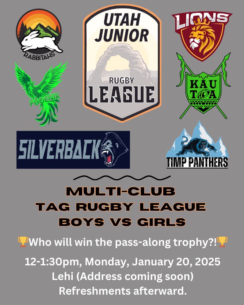 Utah Junior Rugby League tweet media