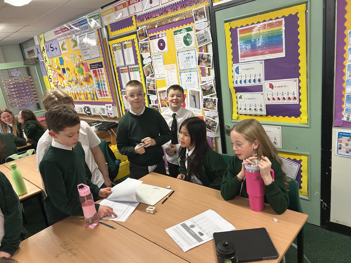 StPatricksPS's tweet photo. …how these skills could be adapted and applied in other academic and social contexts. They also offered feedback on how to promote challenge and consolidate their skills even further. Great job, primary 7! #StudentLedLearning @RigourMaths @mathsinside @MathsScot @MathsWest https://t.co/kvQ6k5BWU5