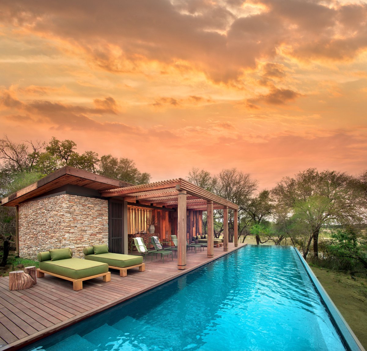 SunsetSafarisSA's tweet photo. Sabi Sand: &amp;Beyond Tengile River Lodge offers luxury at its best! Enjoy generous buffets and fine dining meals, take a dip in the pool or wind down at the spa in between game drives. Contact us for a quote: https://t.co/pHgdGDa8lc Photos: &amp;Beyond #SabiSand #AndBeyond #Tengile https://t.co/o8WQYEODgq