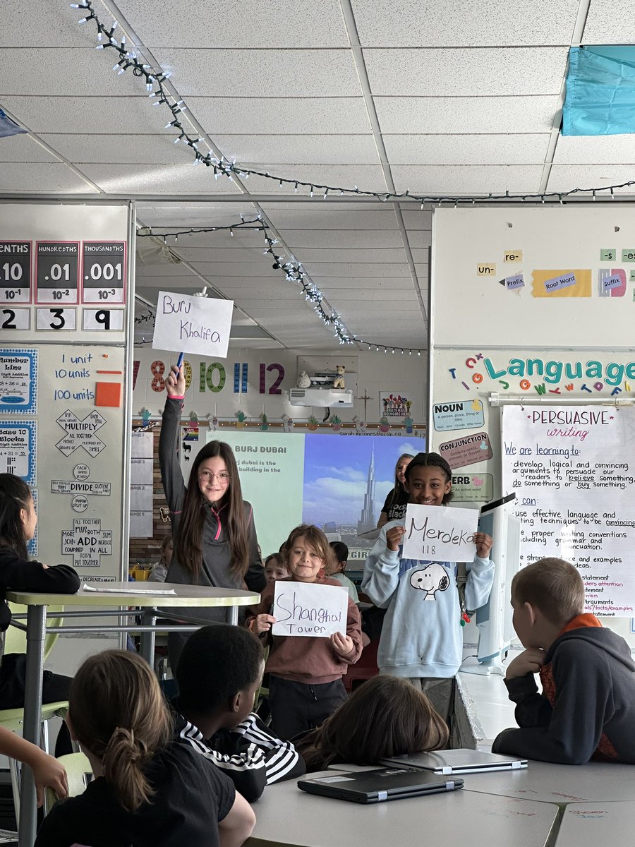 Francesca Rizzo, OCT (@missrizzo1) on Twitter photo Grade 5 students using #criticalthinking to help their peers visualize height differences between structures ๐๏ธ
โข
<a href="/MrsSarahS1/">Sarah Sunderland (she/her)</a> <a href="/StLukeNepean/">St. Luke School (Nepean)</a> <a href="/OttCatholicSB/">Ottawa Catholic School Board</a> Grade 5 students using #criticalthinking to help their peers visualize height differences between structures ๐๏ธ
โข
<a href="/MrsSarahS1/">Sarah Sunderland (she/her)</a> <a href="/StLukeNepean/">St. Luke School (Nepean)</a> <a href="/OttCatholicSB/">Ottawa Catholic School Board</a>