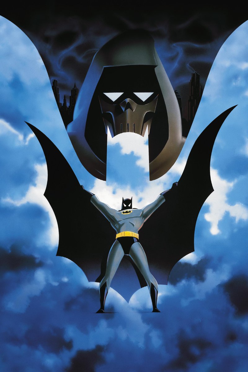 Check out this early sketch by artist Todd Winter for what would become the theatrical poster for "Batman: Mask of the Phantasm." Winter was one of the many artists tasked with creating the poster for the fan-favorite movie based on Batman: The Animated Series. #Batman #BatmanTAS