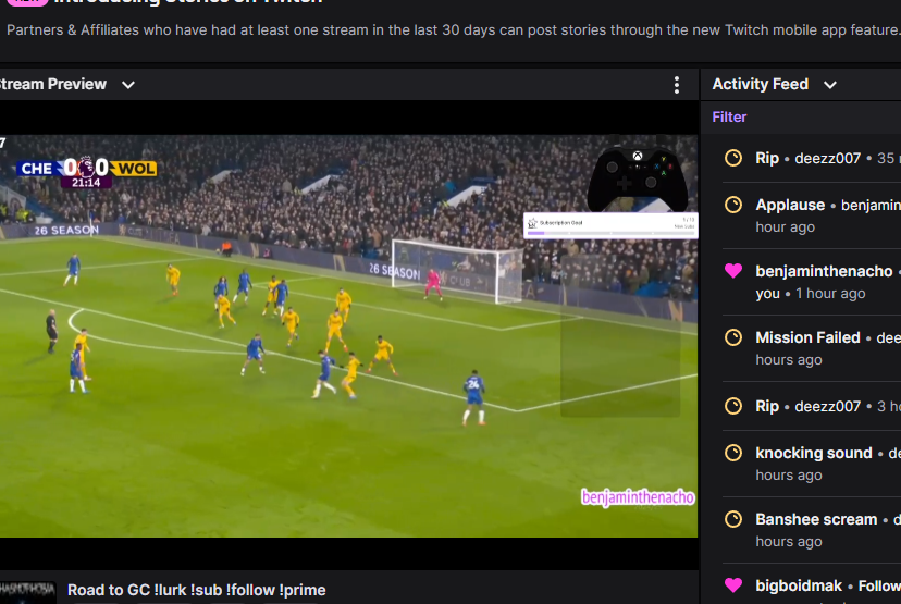 Jasonfo24944640's tweet photo. Doing a live watch along of the Chelsea Vs Wolves game on Twitch JasonDRFC #CHEWOL #Chelsea #Wolves #PremierLeague 
https://t.co/zHEjmIuGf3 https://t.co/nYRDsJuDeF