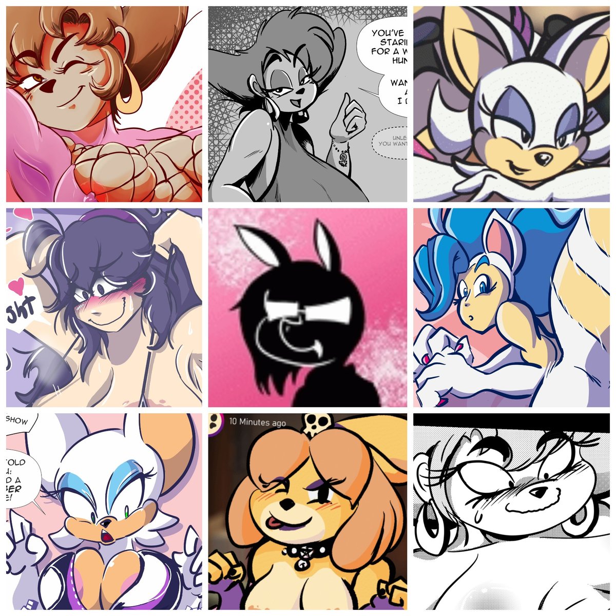 furarchon's tweet photo. @Mcsweezys I'm mostly on the blu place lately, but I still draw western furry trash, Sonic girls, and the ocassional pony or femboy✌️ https://t.co/Qg0D5ED0UN