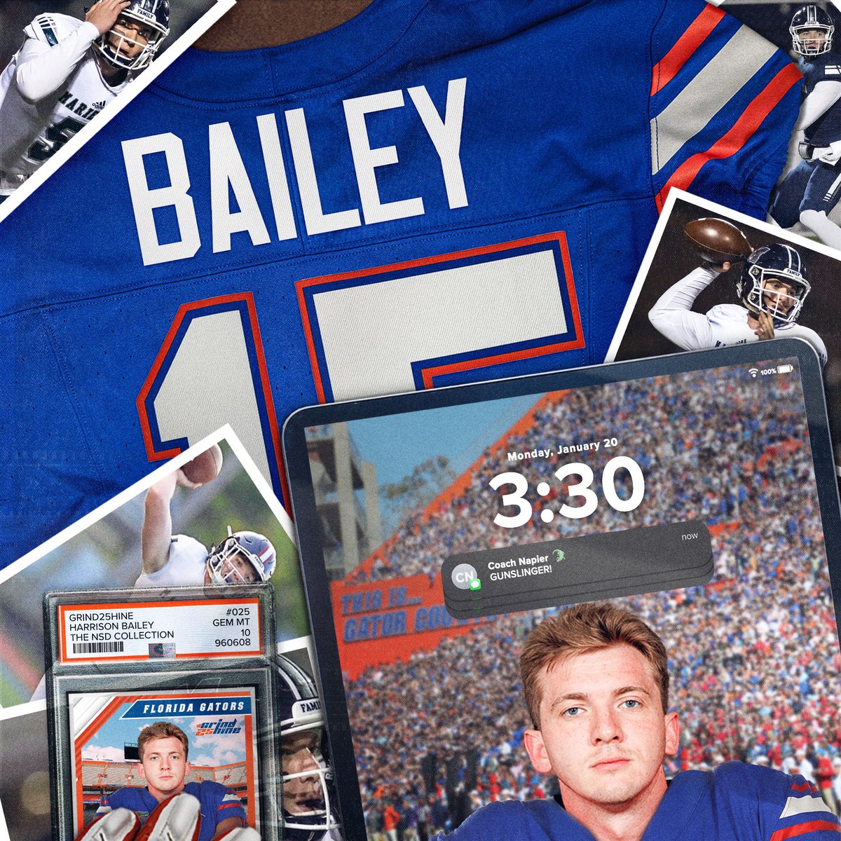 Gunslinger!🐊

Time to shine, <a href="/HBailey_05/">Harrison Bailey</a> 💯

#GRIND25HINE