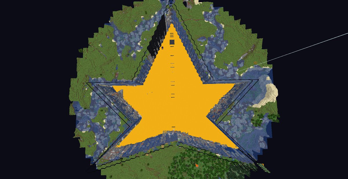 seguimos decorando perimetro de star guardian,un perimetro en forma de estrella para una granja de raids

siganme en twich para seguir  como avanso en el survival:twitch.tv/samuras__