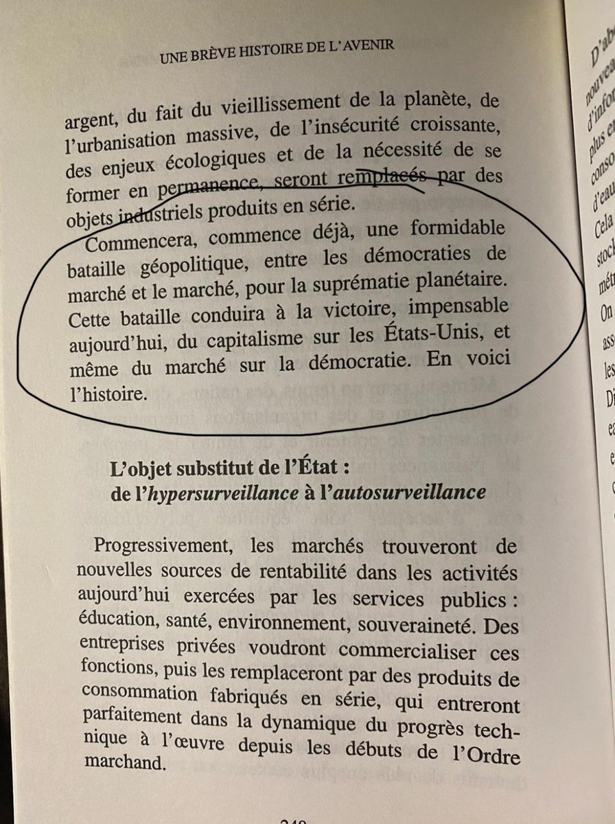 jattali's tweet photo. Extrait de «  Une brève histoire de l’avenir » , livre publié en 2006. https://t.co/7r32KGEuIG