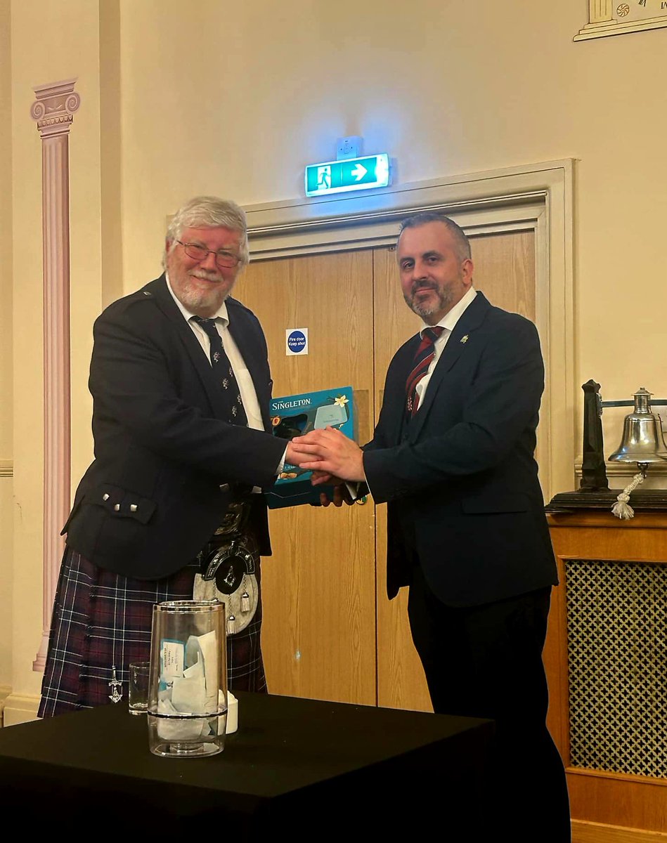 SIR FRANCIS DRAKE 7668 (@sfd7668) on Twitter photo A huge thank you to everyone who attended our Annual Burns Night Dinner.
Helping us raise an amazing ยฃ1000 for the 2027 <a href="/HantsMason/">Hants & IoW Masons</a> festival for the <a href="/Masonic_Charity/">Masonic Charitable Foundation</a>
Special thanks to Bro Ray Laing and W. Bro Patrick Grayell for their fine entertainment. #Freemasonry A huge thank you to everyone who attended our Annual Burns Night Dinner.
Helping us raise an amazing ยฃ1000 for the 2027 <a href="/HantsMason/">Hants & IoW Masons</a> festival for the <a href="/Masonic_Charity/">Masonic Charitable Foundation</a>
Special thanks to Bro Ray Laing and W. Bro Patrick Grayell for their fine entertainment. #Freemasonry
