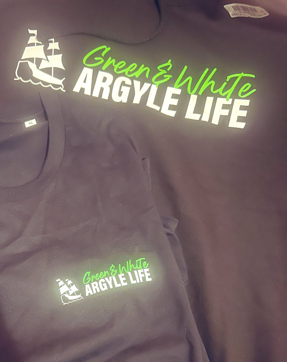 Merch arrived <a href="/ArgyleLife1886/">Argyle Life / Green & White Podcast</a> 👊💚