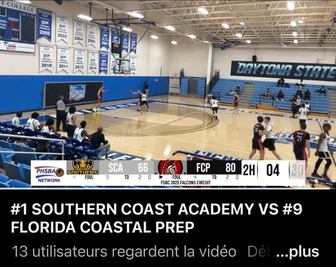 #9 FCP Red knocked off previously undefeated in conference play #1 Southern Coast Academy by 14 points 🚨🚨