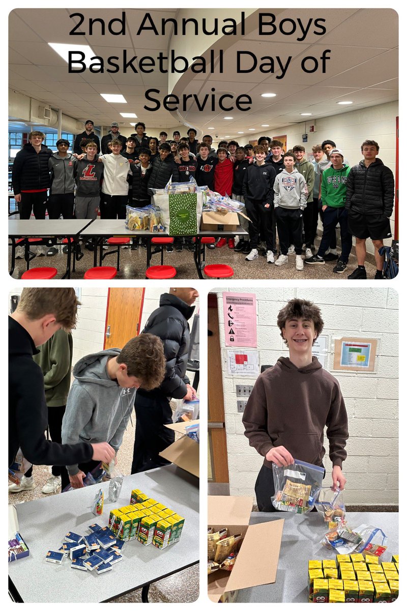 Before practice today our program made 100 “snack packs” for chemo patients through Unforgotten Haven. The bags will distributed to hospitals in south jersey.