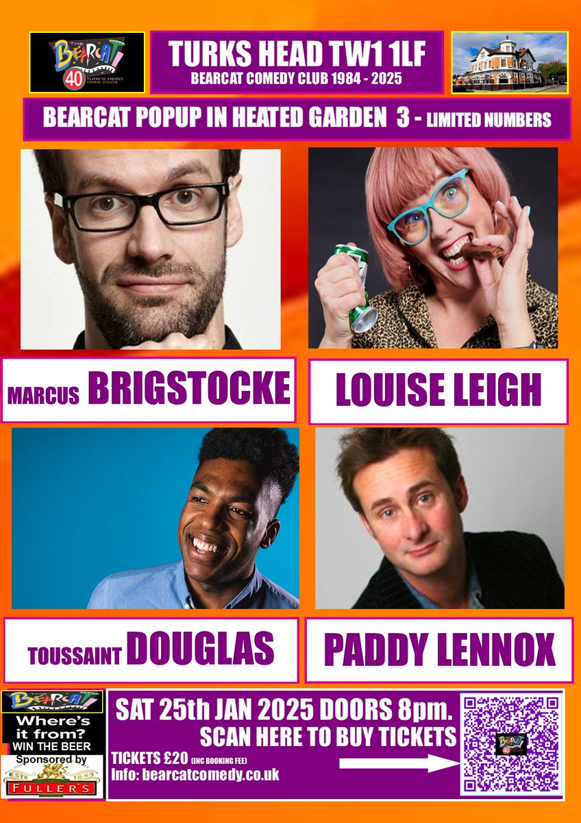 bearcatcomedy (@bearcatquiz) on Twitter photo Bearcat Popup 3 sees the wonderful <a href="/marcusbrig/">Marcoooos!</a> with a lovely crew of <a href="/speshmagiclady/">Louise Leigh is not here any more</a> (Louise Leigh) <a href="/paddylennox/">Paddy Lennox</a> and <a href="/Toussaint_X/">Toussaint Douglass</a>
Tickets Limited Numbers and FLYING!
bearcatcomedy.co.uk
Thank you 🐻🐱❤
For those asking after Grahame - he was at the show last week!❤️ Bearcat Popup 3 sees the wonderful <a href="/marcusbrig/">Marcoooos!</a> with a lovely crew of <a href="/speshmagiclady/">Louise Leigh is not here any more</a> (Louise Leigh) <a href="/paddylennox/">Paddy Lennox</a> and <a href="/Toussaint_X/">Toussaint Douglass</a>
Tickets Limited Numbers and FLYING!
bearcatcomedy.co.uk
Thank you 🐻🐱❤
For those asking after Grahame - he was at the show last week!❤️