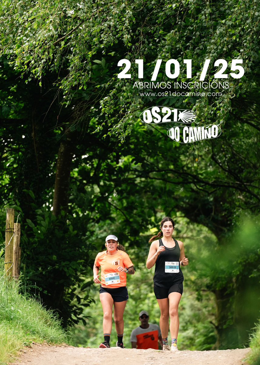 Mañá ás 21:00 abrimos inscricións. Na nosa web tedes un enlace directo a inscrición que este ano será na plataforma 321Go.
 
Tic, tac, tic, tac.

os21docamino.com

#os21docamiño #os21 #Palasderei #Melide#caminodesantiago#halfmarathon #runningcommunity #deputaciondacoruña
