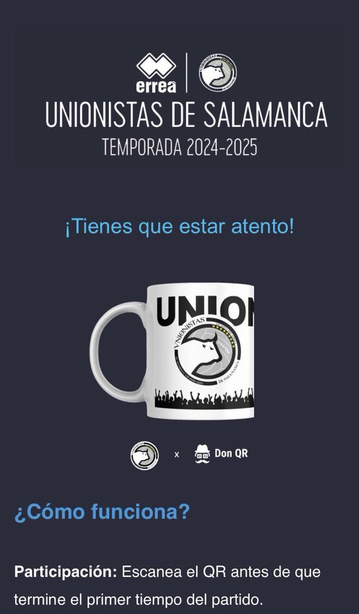 LA BRÚJULA DE RADIOESTADIO

<a href="/UnionistasCF/">Unionistas de Salamanca CF</a> inicia actividades a través de códigos QR instalados en varios asientos del Reina Sofía.

📻 ondacero.es/emisoras/casti…