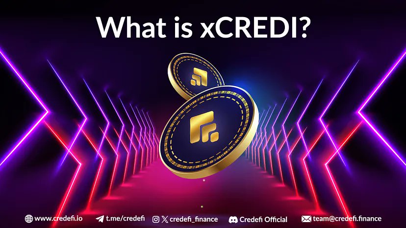 timmycartel's tweet photo. Everyone in DeFi is chasing the next big thing. 

But what if I told you @credefi_finance has already cracked the code with xCREDI?

This is a unique token, built to grow in value, give you a say in decisions, and reward you over time.

Here’s why xCREDI is more than hype, it’s a DeFi powerhouse.

𝐓𝐡𝐞 𝐃𝐲𝐧𝐚𝐦𝐢𝐜 𝐃𝐮𝐨: 𝐂𝐑𝐄𝐃𝐈 𝐚𝐧𝐝 𝐱𝐂𝐑𝐄𝐃𝐈

@credefi_finance ecosystem revolves around two tokens, each with a distinct purpose.

CREDI is the workhorse. It powers lending, staking, and collateralization.

xCREDI, on the other hand, is where the magic happens. Created by burning CREDI, it’s designed for governance, revenue sharing, and unlocking exclusive opportunities.

Think of CREDI as the foundation and xCREDI as the reward for those who commit to the platform.

—————-<><><>————————

𝐇𝐨𝐰 𝐃𝐨 𝐘𝐨𝐮 𝐆𝐞𝐭 𝐱𝐂𝐑𝐄𝐃𝐈?

You have two options:

➩ Convert CREDI

➩ Buy It Directly

𝐖𝐡𝐚𝐭 𝐌𝐚𝐤𝐞𝐬 𝐱𝐂𝐑𝐄𝐃𝐈 𝐒𝐩𝐞𝐜𝐢𝐚𝐥?

It’s a multi-purpose asset that rewards you for being part of Credefi’s journey.

Governance Power: Have a say in Credefi’s future.

➛ Revenue Sharing: Earn from platform fees and interest through token buybacks that reduce supply and boost scarcity.

➛ Liquidity Rewards: Provide liquidity, earn trading fees, and stake for even more rewards.

➛ Scarcity by Design: xCREDI’s deflationary mechanics ensure it gets rarer over time.