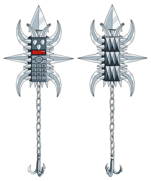 MassiveTreFlips's tweet photo. @funeralbelleart Reminds me of the cell phones from Metalocalypse https://t.co/UjEiLYDdSo