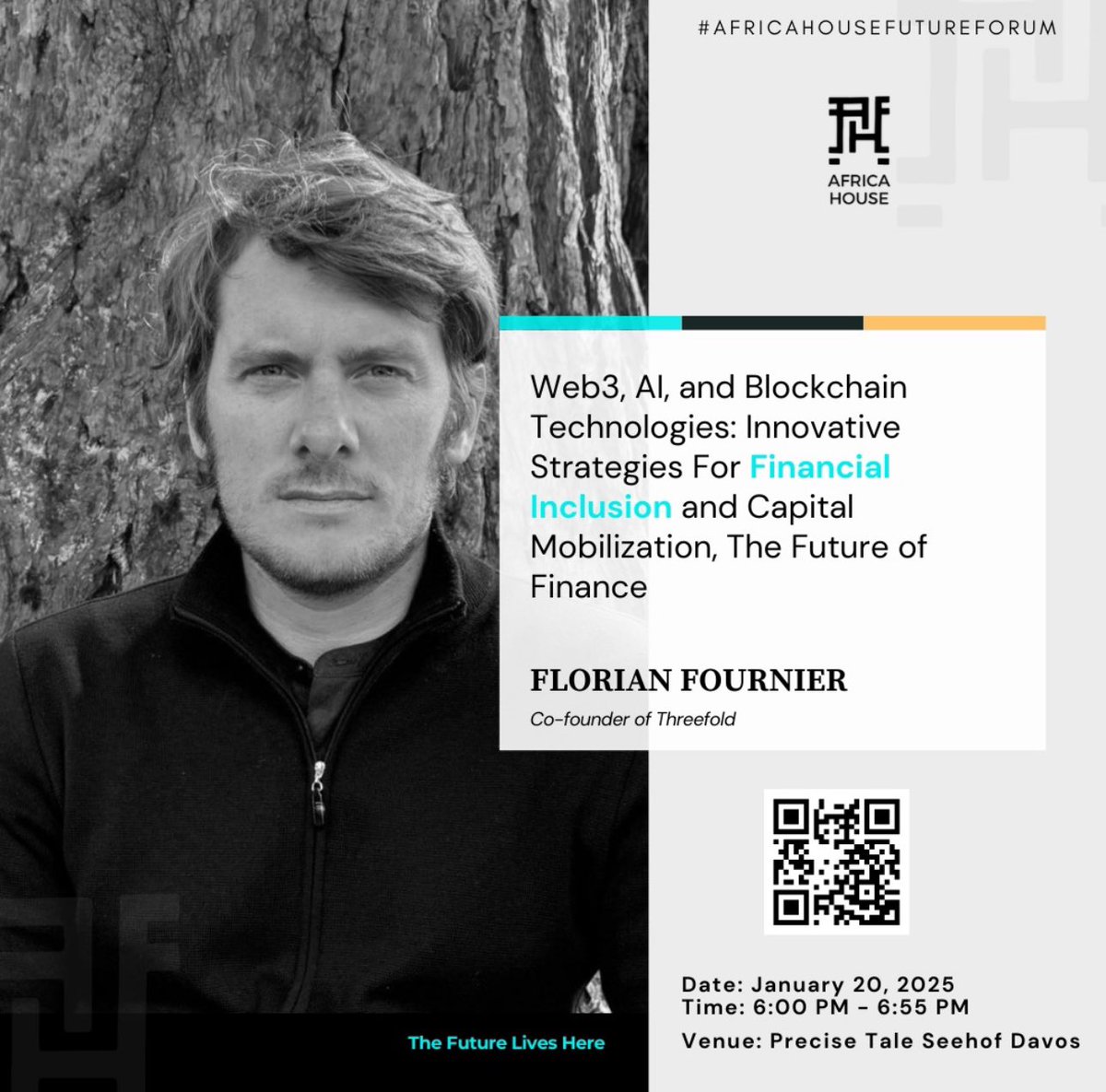 I am thrilled to be speaking at the wef Davos about <a href="/threefold_io/">ThreeFold</a>  geo-aware IT solution at the Africa House Future Forum at Davos 2025 on January 20th at Precise Tale Seehof! 🌍✨

📅 Register: lu.ma/1bqcwdqk

Africa House  #AfricaHouse #Davos2025 #Innovation