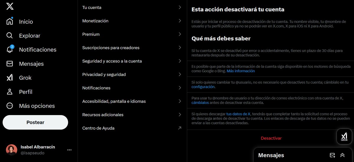 Isabel Albarracín tweet media