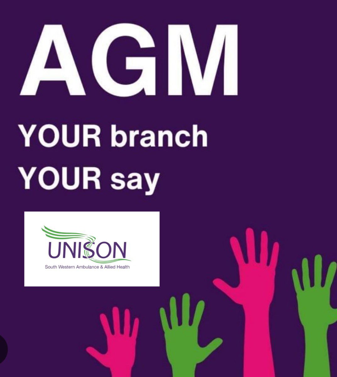 **Branch AGM and Nominations Deadline**

Dear Members,

This is a reminder that the Branch Annual General Meeting (AGM) is fast approaching, and the deadline for submitting nominations for all branch roles is THIS Wednesday, 22nd January 2025, at 23:59.

Ted (Chairman)