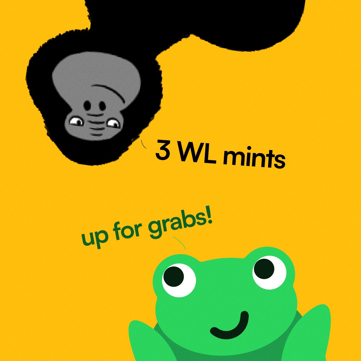 wassa wassa Gorilla Gang 🦍

listen, we'll keep it simple
we've got 3 WL spots for you 🎟️

want to snag one?
1. follow <a href="/leap_wallet/">Leap Wallet</a> , <a href="/GorillaMoverz/">Gorilla Moverz 🦍⚡️</a> and RT tweet
2. spot the Gorilla banner on your Leap app
3. drop a screenshot &amp; tag three friends

🦍 🤝 🐸
