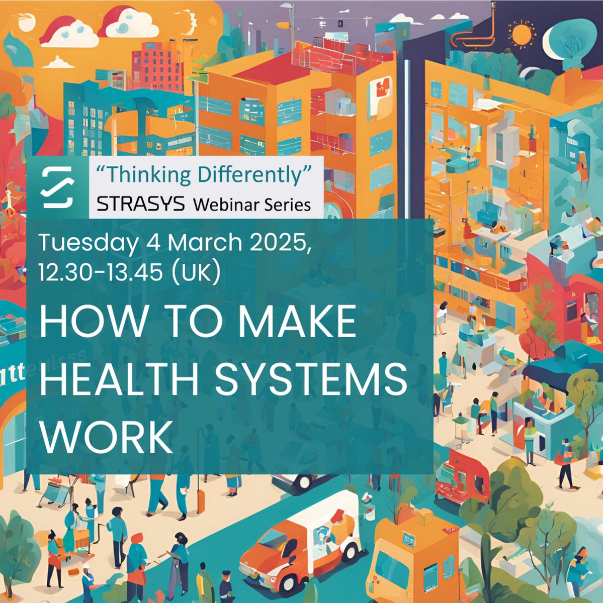 Join our webinar: "How to Make Health Systems Work."
Hear from NHS leaders, ICSs &amp; global experts. Discover how to:
Release trapped value
Cut through the noise
Build a truly person-centered system
Move beyond traditional models
 lnkd.in/ecrpJRth
#NHS #Healthcare #Systems
